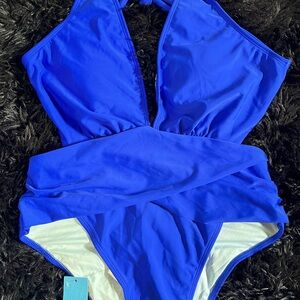 Cupshe Blue Women's One Piece Swimsuit